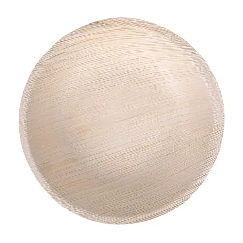 NATUREStar Schalen Palmblatt rund 400 ml 100 Stück Ø18 cm
