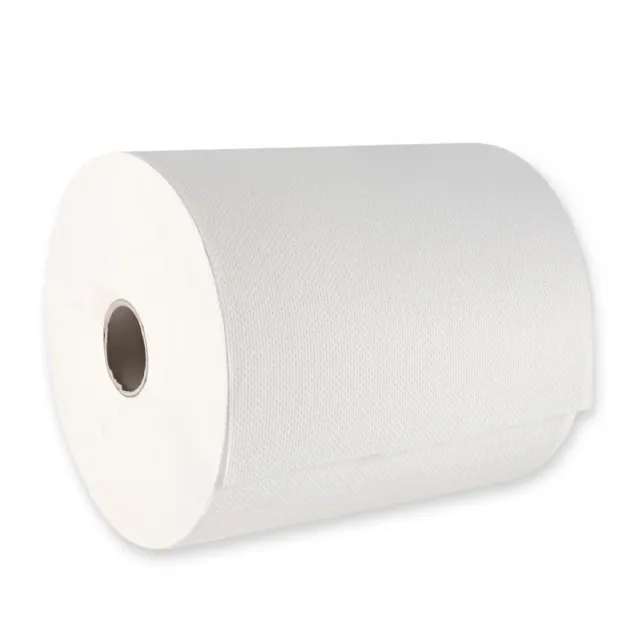 HygoClean Papierhandtuchrollen 2-lagig hochweiß 6 Rollen 130 m