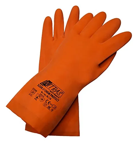 NITRAS Chem Protect Chemiehandschuhe Latex Gr.10 144 Paar
