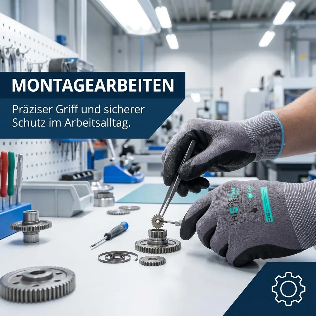 Hi5 X-FlexiTec 4121X Arbeitshandschuhe XL 12 Stück Touchscreen