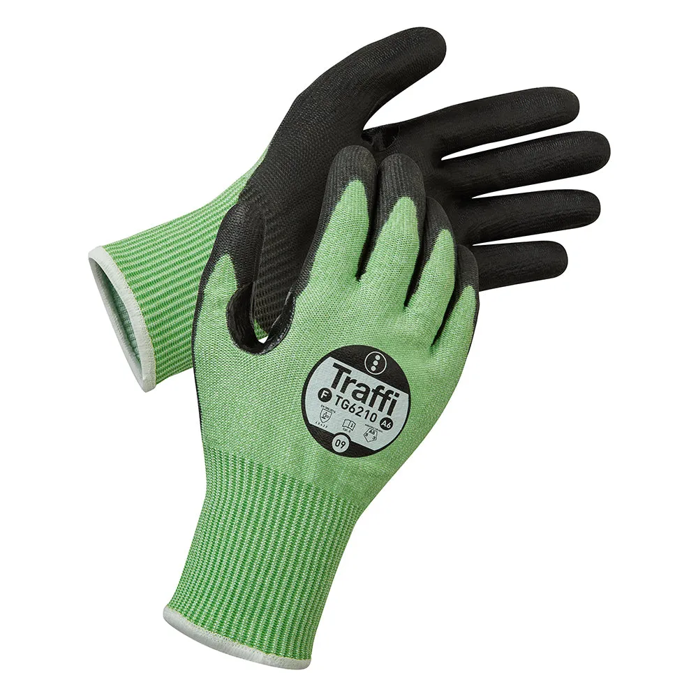TraffiGlove TG6210 PU Handschuh 13 Gauge Schnitt F