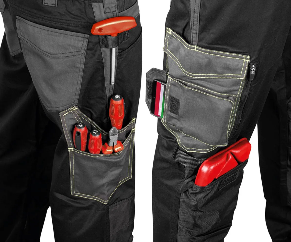 ACE Genesis Arbeitshose lang Schwarz 52 Stretch