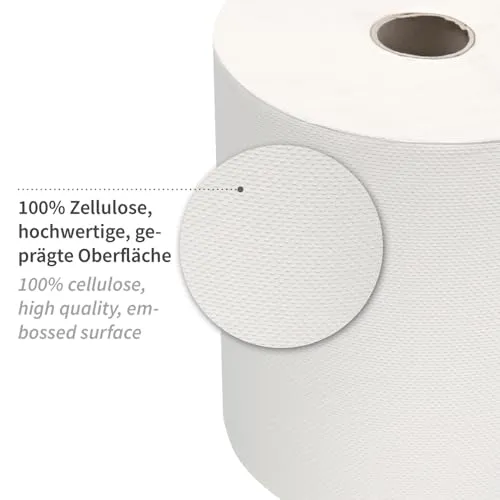 Franz Mensch Hygoclean Papierhandtuchrolle 3-lagig weiß 22cm 110m