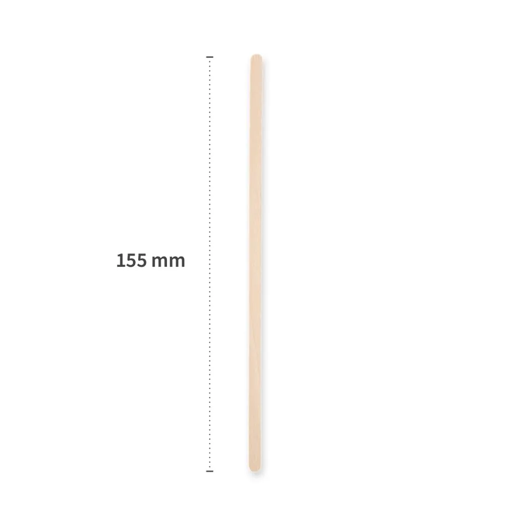 NatureStar Rührstäbchen Holz 10000 Stück 15,5cm