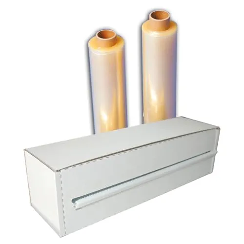 Franz Mensch Frischhaltefolie PE transparent 30cm 4 Rollen Cutterbox