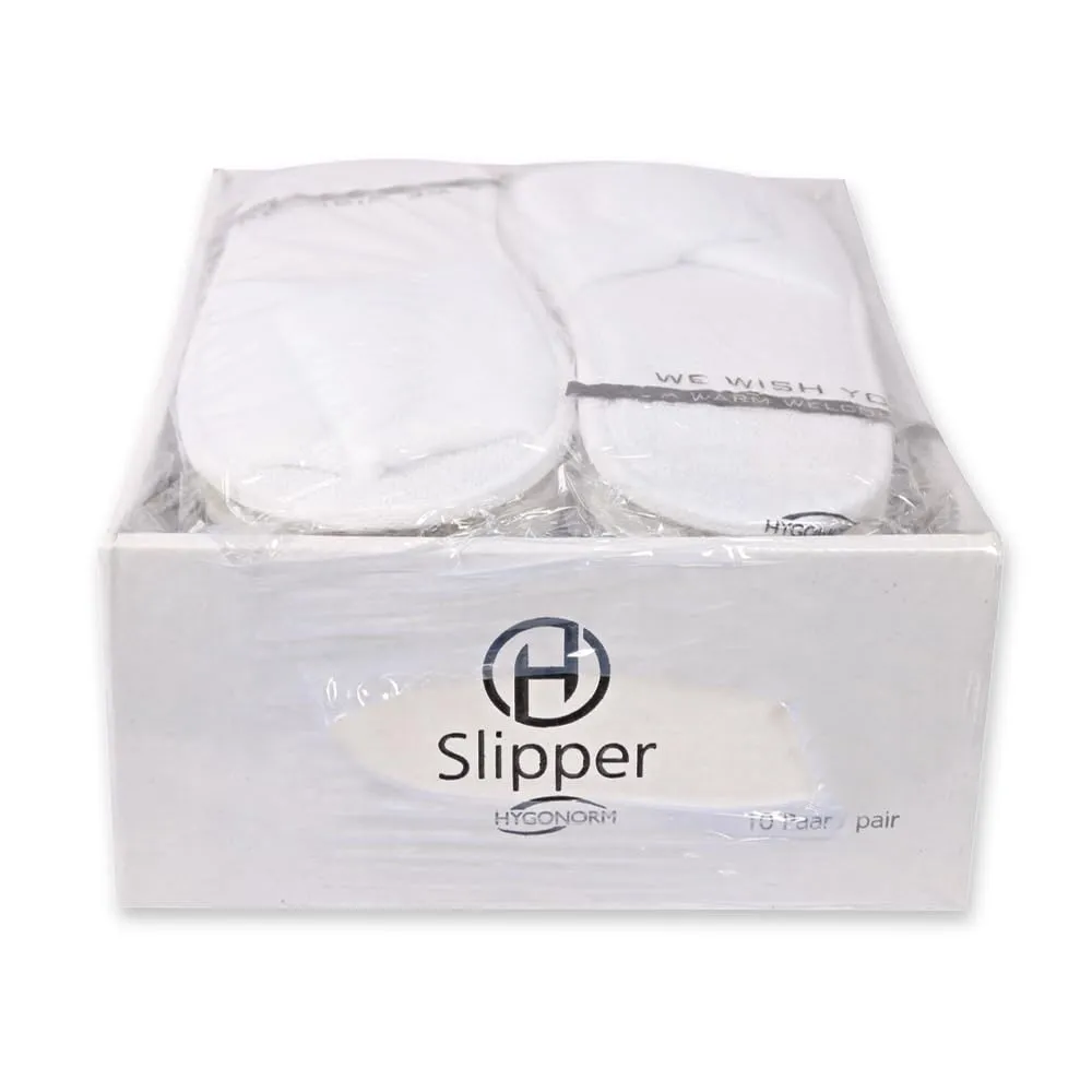 Hygonorm Slipper Classic offen weiß universal 200 Stück Polyester