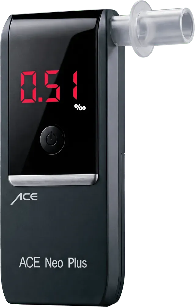 ACE Neo Alkoholtester + 25 Mundstücke Kalibrier-Gutschein
