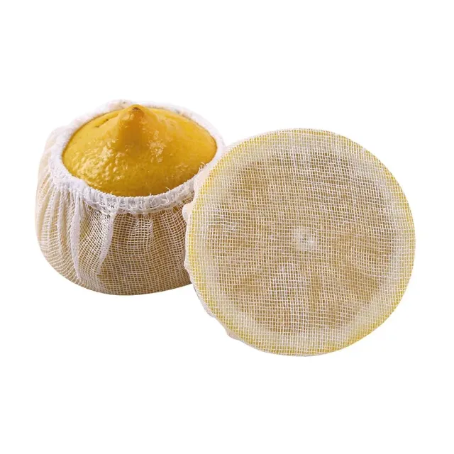 Hygostar Lemon Stretch Wrap Zitronenserviertuch weiß 100 Stück