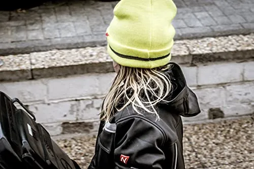 Nitras 730 Kids Wintermütze Warngelb Beanie Thinsulate