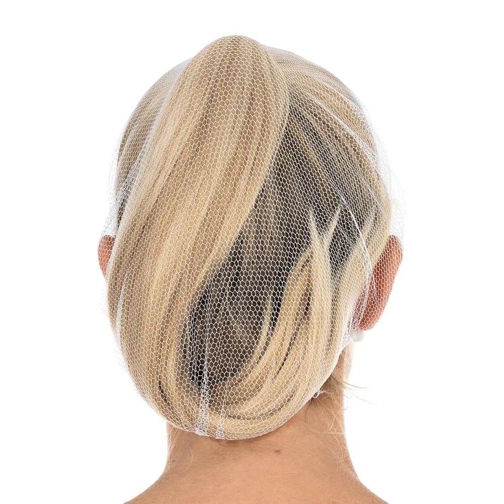 Hygostar Baretthauben Honeycomb Nylon weiß 1000 Stück