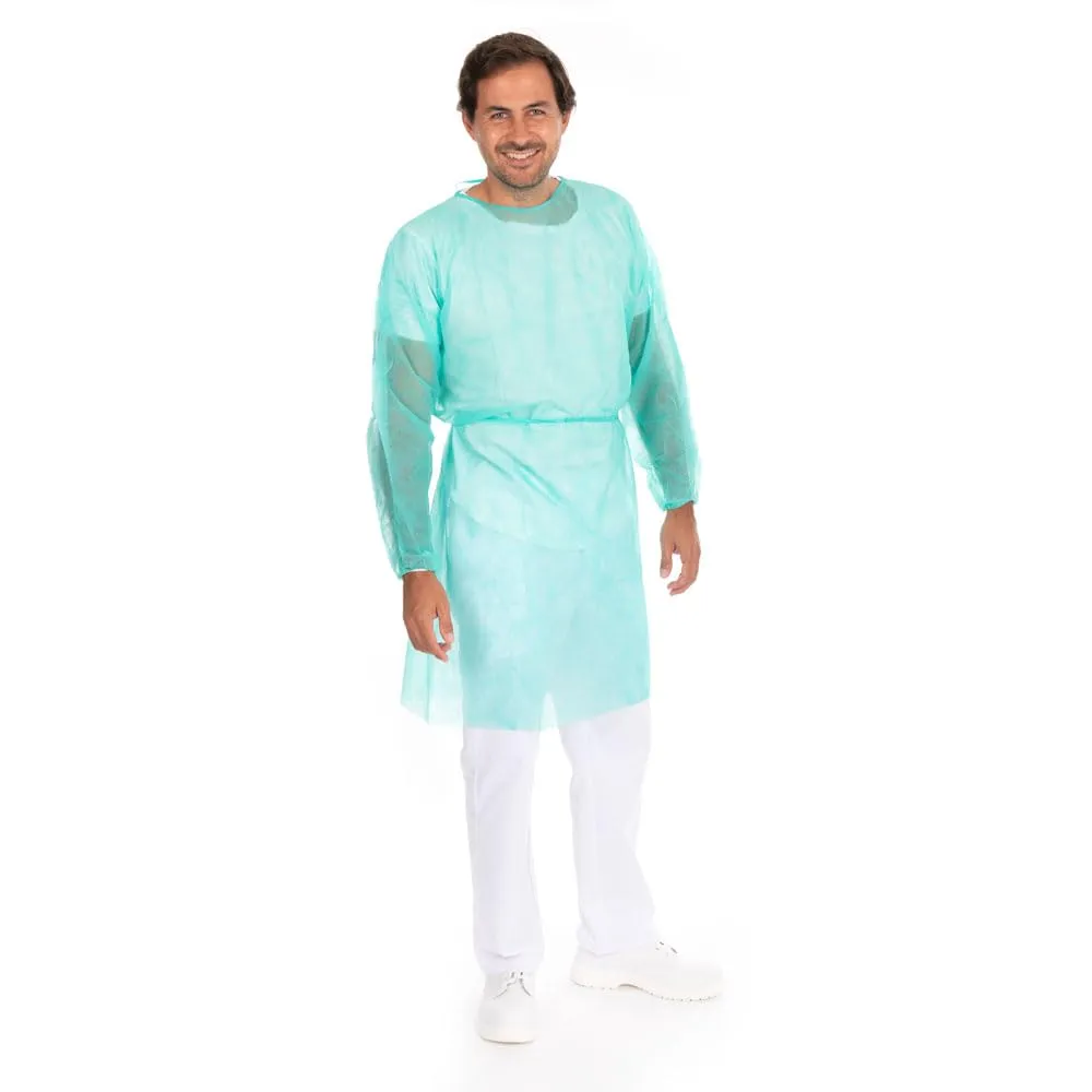 Hygonorm Kittel Eco Einwegkittel L 100 Stück PP blau