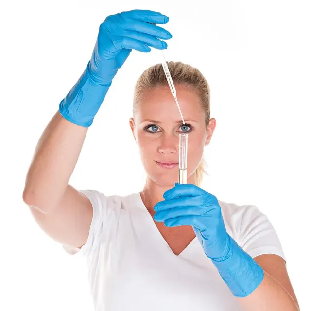 Hygostar Super High Risk Chemiehandschuhe 8/M 500 Stück 30cm