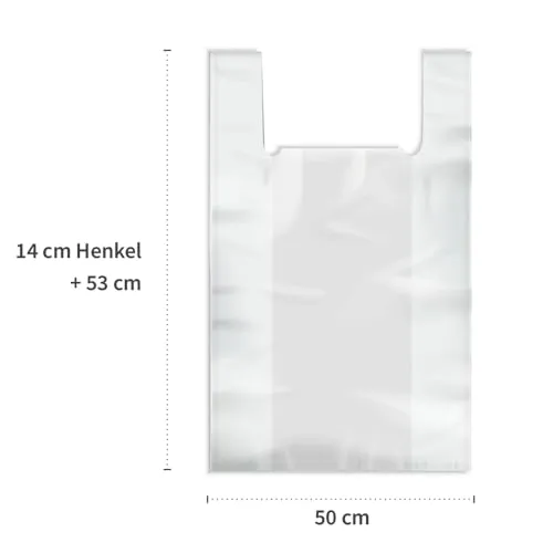 Hygoclean Müllbeutel mit Griff 20L 50x53cm 700 Stück