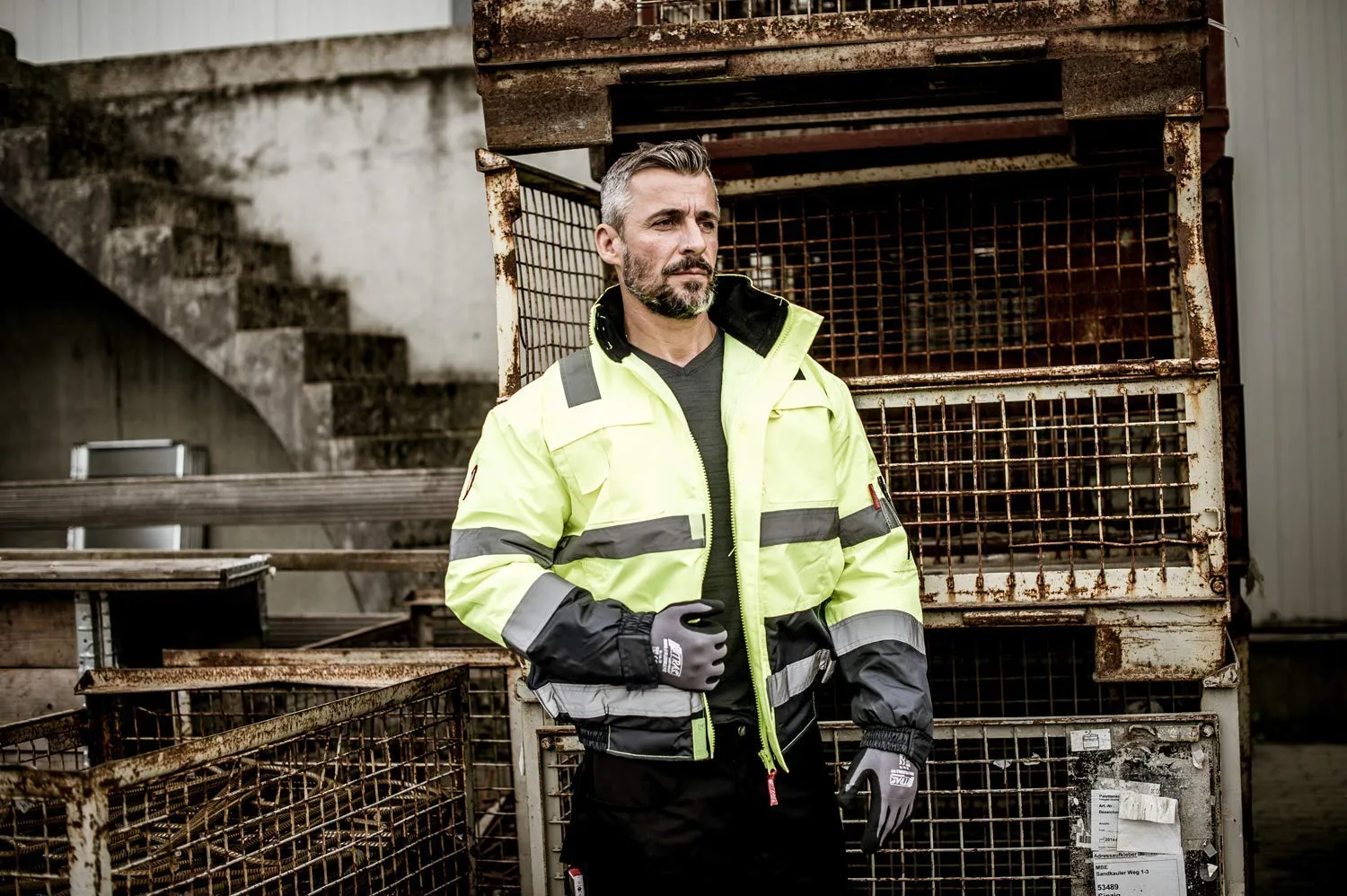 Nitras Motion Tex Viz 7143 Warnschutz-Pilotenjacke gelb L