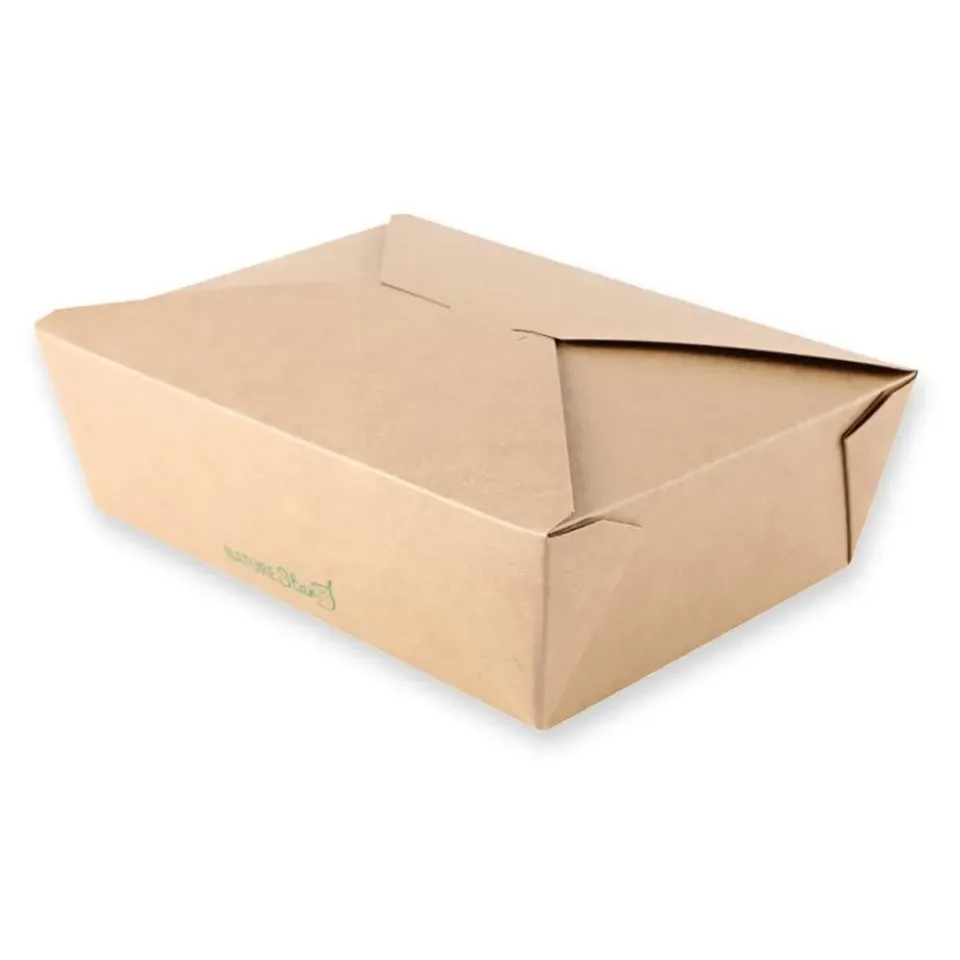 NatureStar Menu Foodboxen Kraftpapier braun 21,5 cm 200 Stück