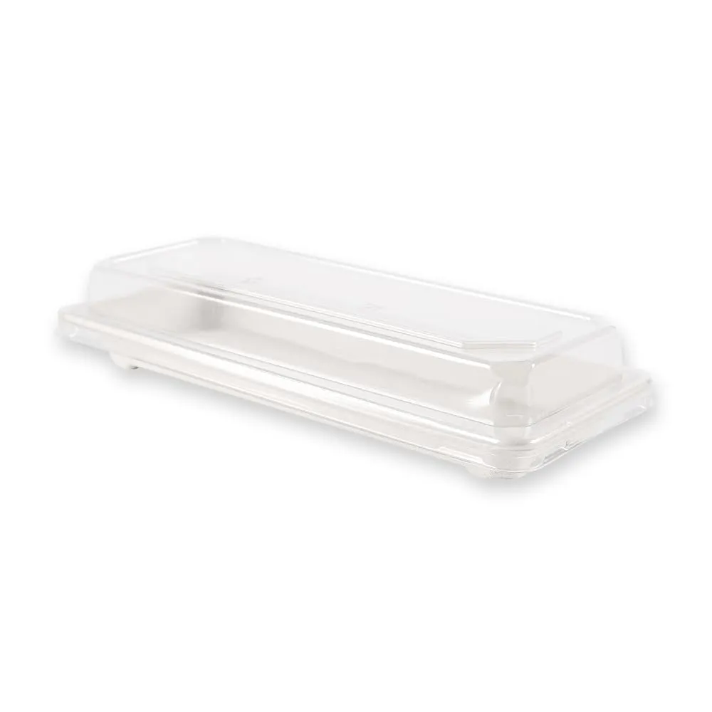 NatureStar Sushi-Schale Zuckerrohr 22,1 cm weiß 500 Stück fettbeständig