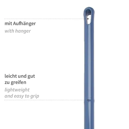 Hygoclean Kunststoffstiel detektierbar Besenstiel 6 Stück blau