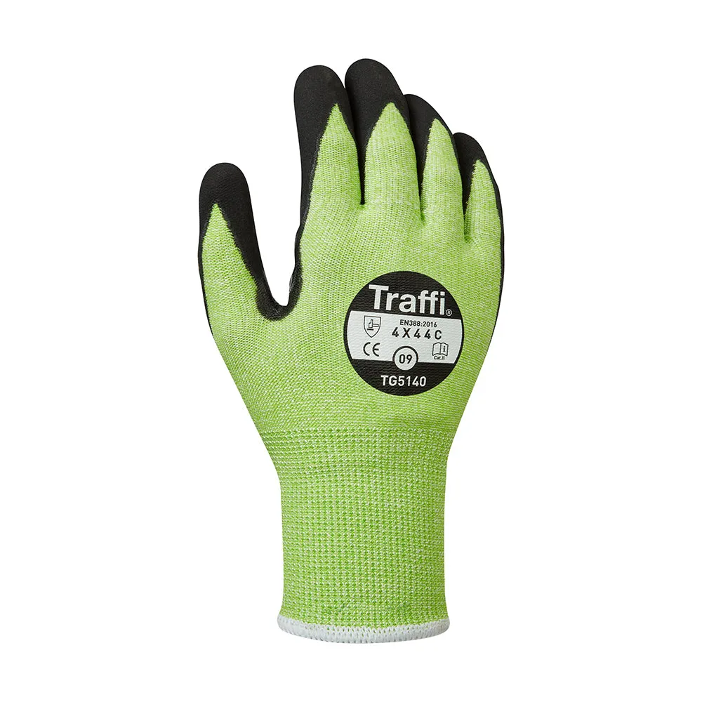 TraffiGlove TGV5140 Nitril-Schaum Arbeitshandschuh Schnittschutz C