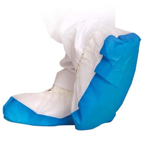 Hygostar Safe Überschuhe weiß-blau 16,5x41cm