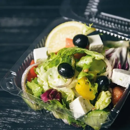 Franz Mensch NatureStar Salatschale 1500ml 250 Stück mit Deckel