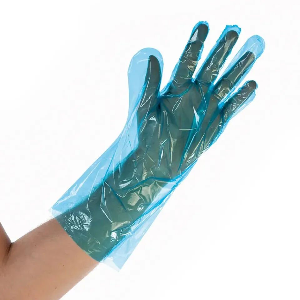 Hygostar Softline LDPE-Einmalhandschuhe blau 5000 Stück schwer
