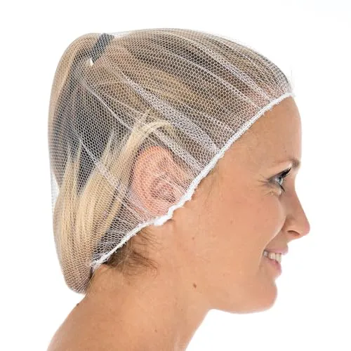 Hygostar Baretthauben Honeycomb Nylon weiß 1000 Stück