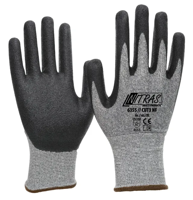 NITRAS CUT 3 NF Schnittschutzhandschuhe Gr. L 100 Paar