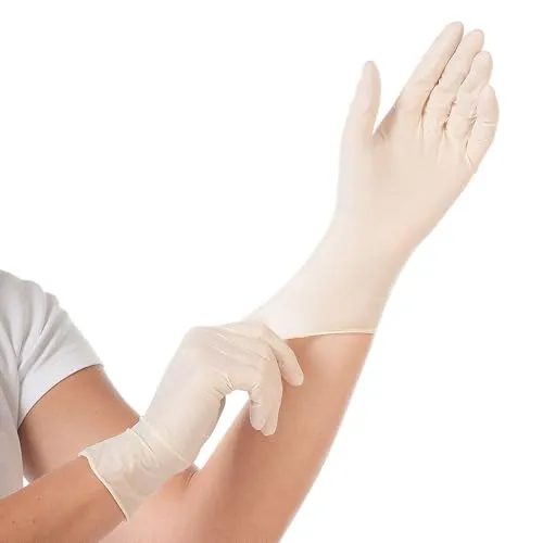 Franz Mensch Hygostar Grip Latexhandschuhe weiß M 100 St puderfrei
