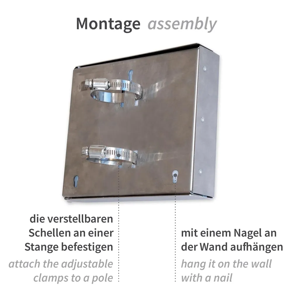 Hygostar Handschuhspender Edelstahl PE-Beutel 1 Stück