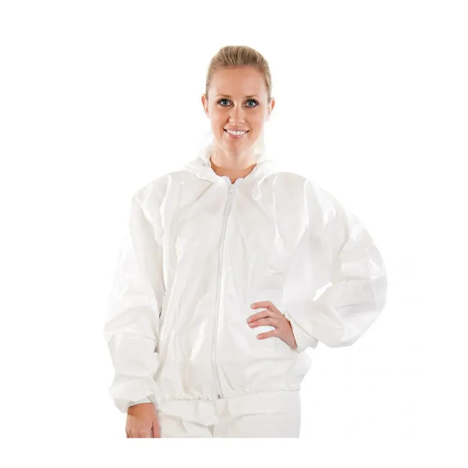 Franz Mensch Hygostar Jacke Microporous XXL 50 Stück weiß