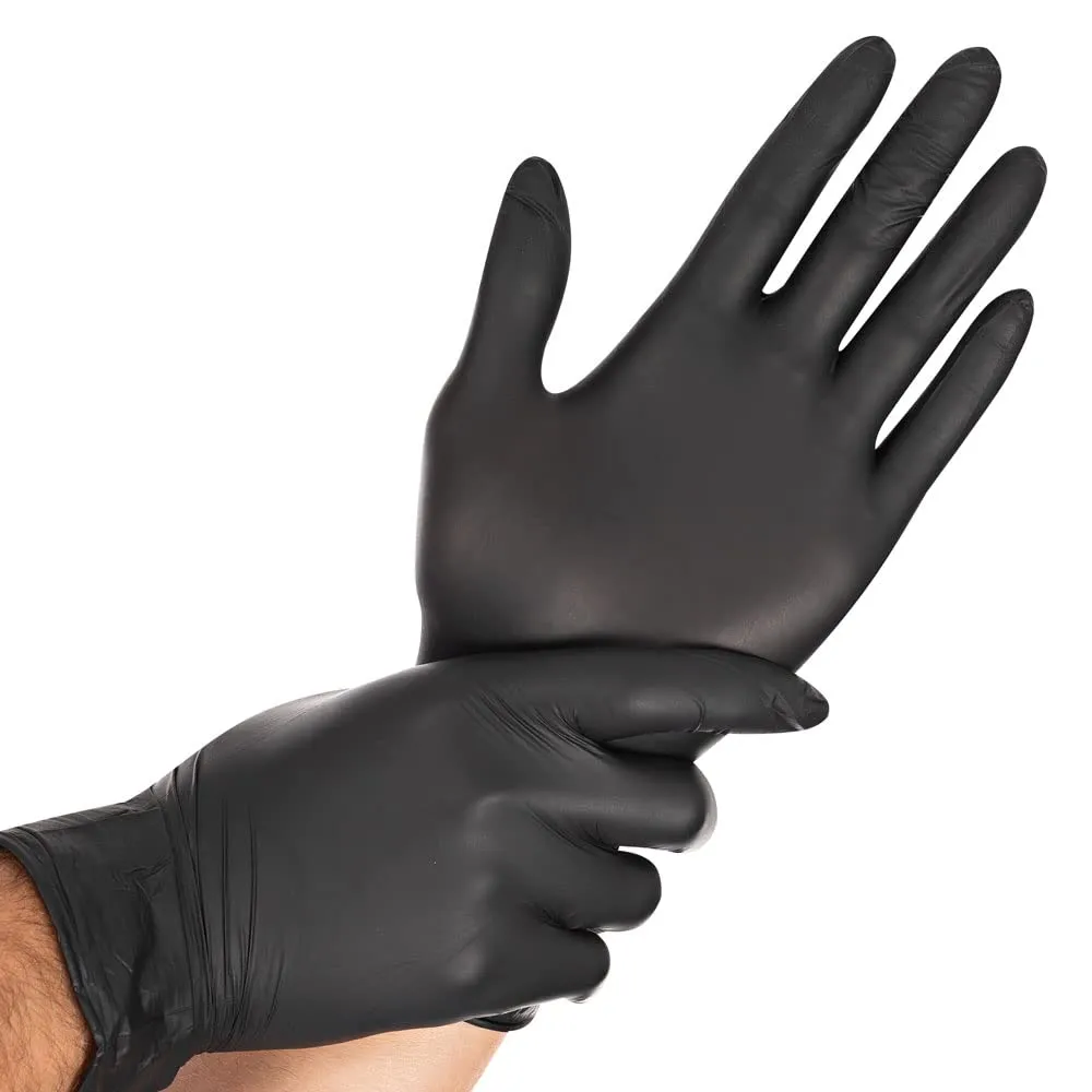 Hygostar Safe Light Nitrilhandschuhe Schwarz L 1000 Stück