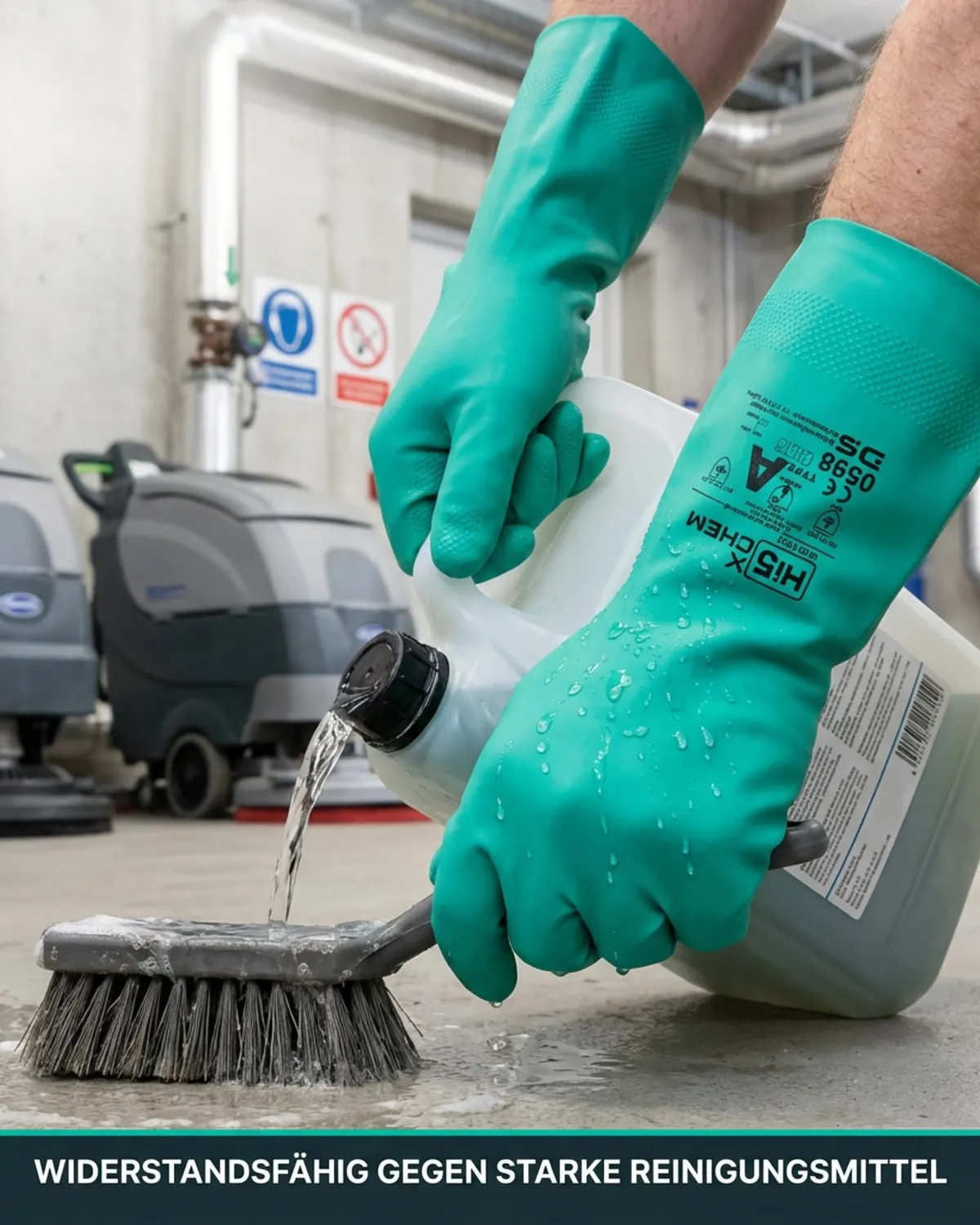Hi5 X-Chem HI555 Chemikalienschutzhandschuhe L 1 Stück Typ A