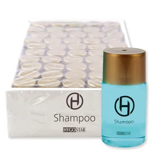 Hygostar Shampoo Flasche hellblau 500 Stück 25 ml Hotel