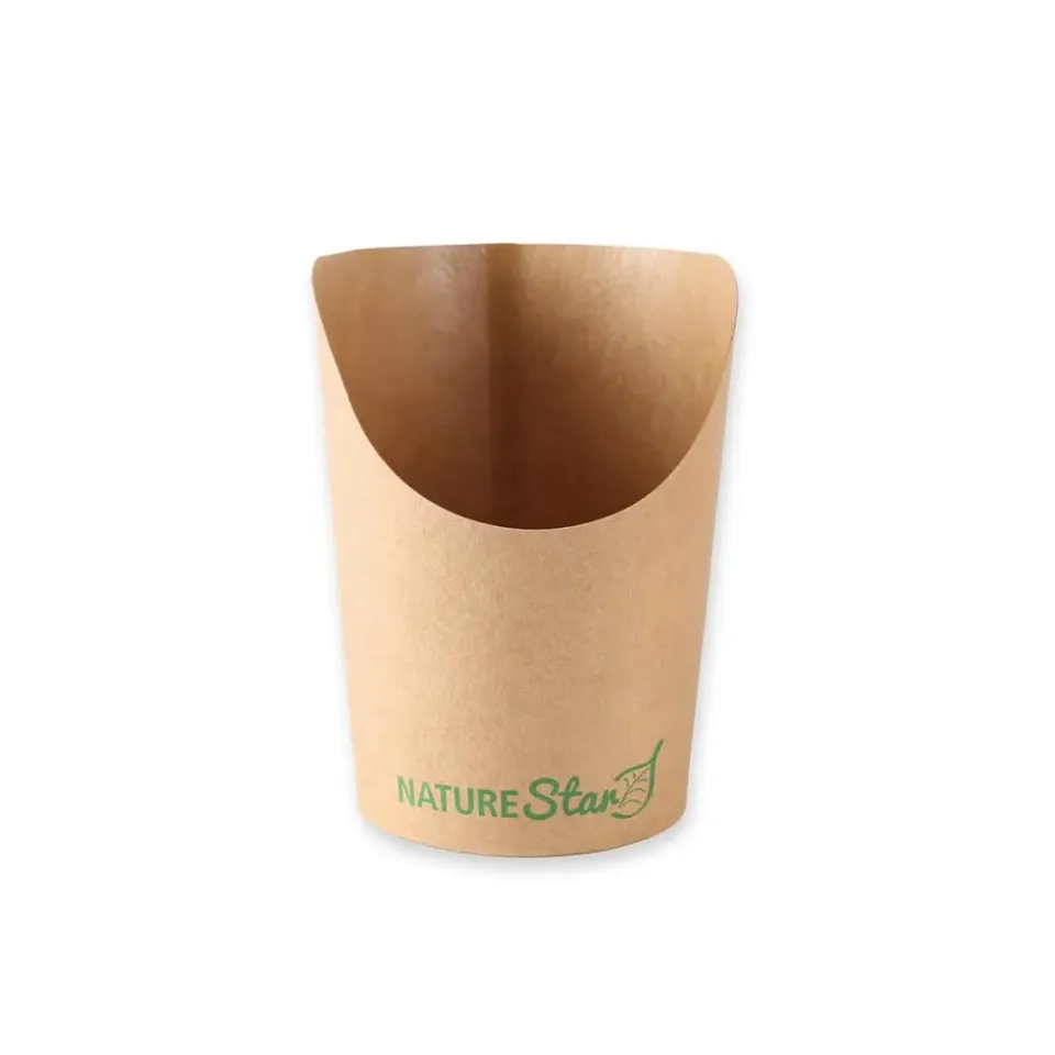 NatureStar Wrap Snackbecher Kraftpapier 200ml 500 St braun