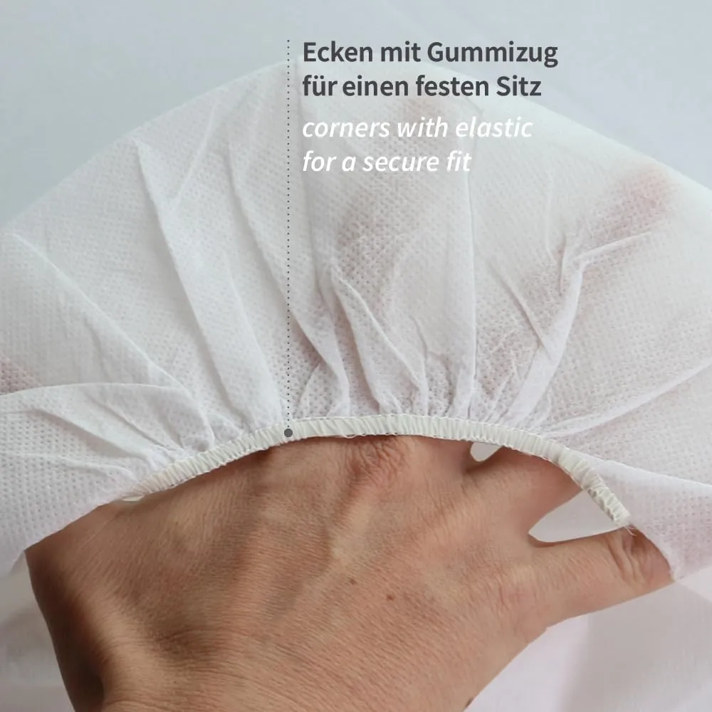 Hygostar Matratzenschoner Einweg 200x90cm 50 Stück weiß