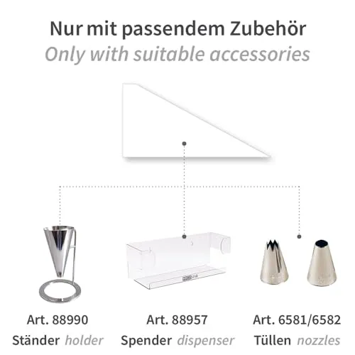 Hygostar Hygogrip Spritzbeutel transparent 46cm PE Einweg