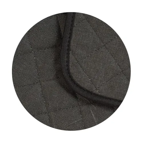 Hygostar Flamestar Topflappen Canvas schwarz 19,5 cm 4 Stück
