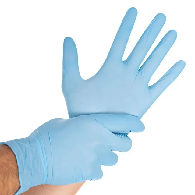 Hygostar Safe Light Nitrilhandschuhe blau L 100 Stück