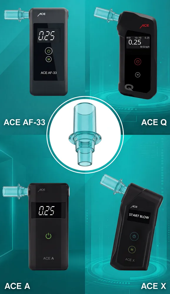 ACE Alkoholtester-Mundstücke Mundstück 100 Stück AL5500