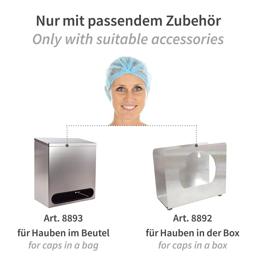 Franz Mensch Hygonorm Klipphauben Light blau ø50cm 1000 Stk PP