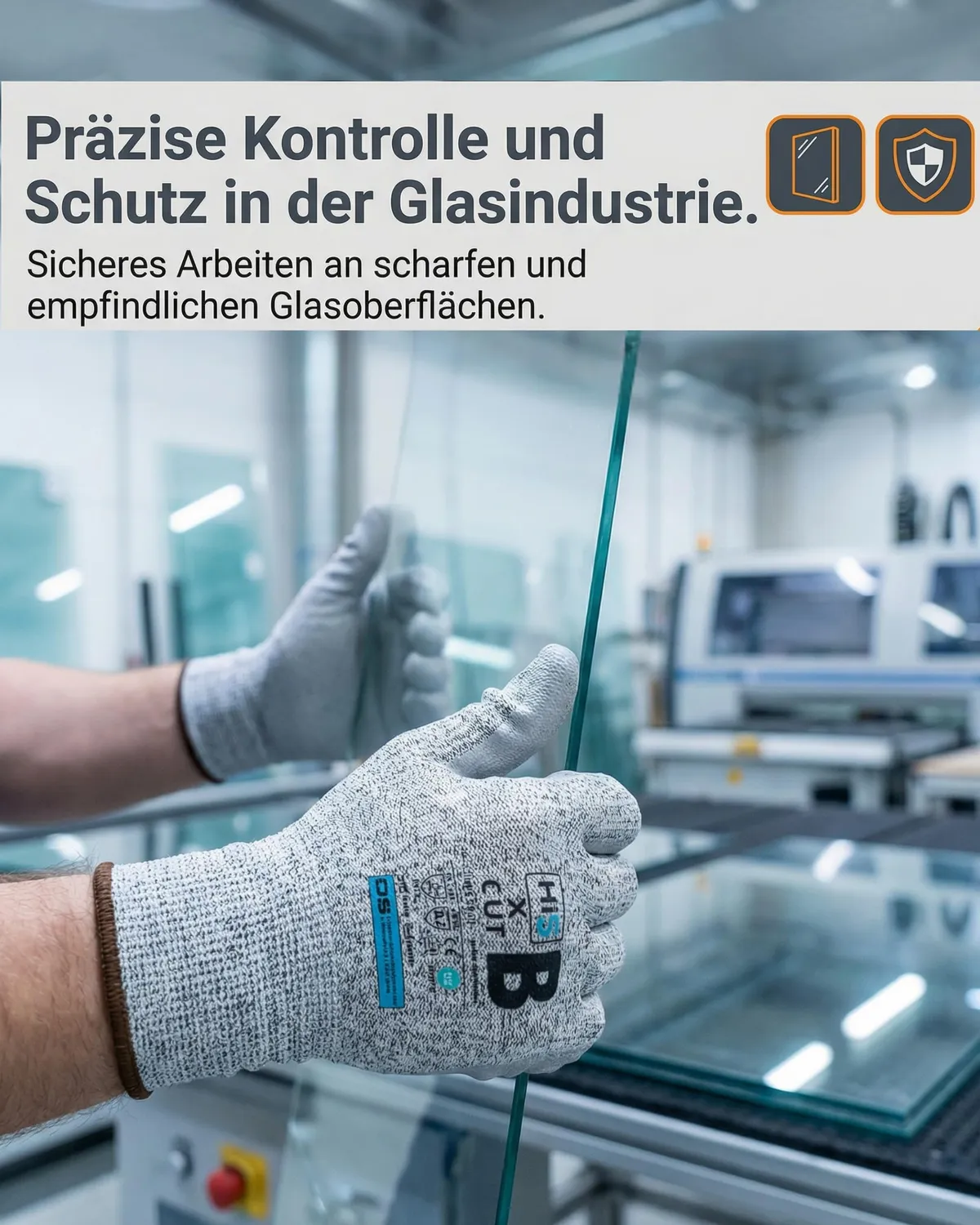 Hi5 X-Cut HI532 Schnittschutzhandschuhe M 12 Stück Level B