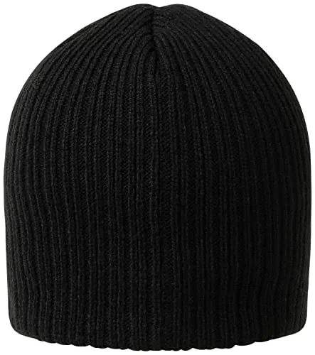 Nitras 732 Kids Winter-Mütze Beanie schwarz gefüttert