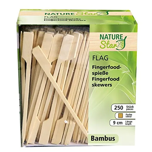 NatureStar Flag Fingerfood-Spieße Bambus 7cm 10000 Stück