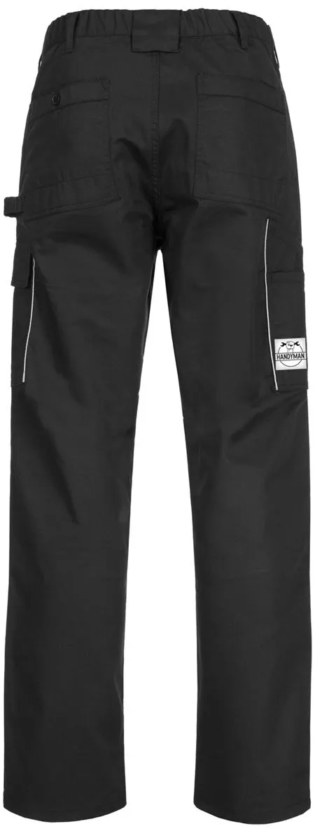 ACE Handyman Herren-Arbeitshose lang Schwarz 50 Stretch