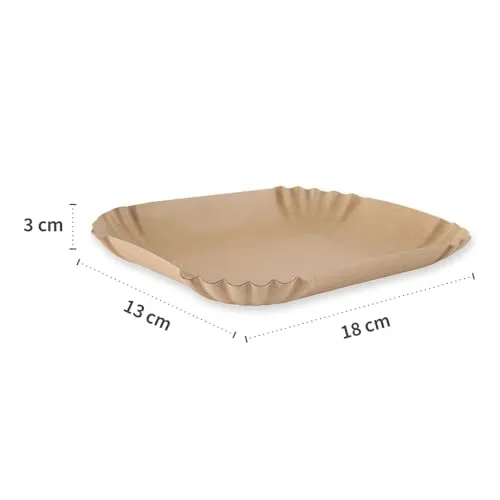 NatureStar Pappschale rechteckig 13x18 cm 1000 Stück fettbeständig