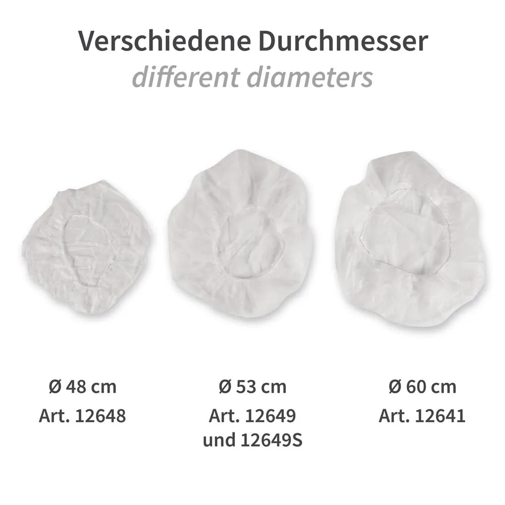 Hygonorm Bettina Light Baretthauben PP weiß 1000 Stück