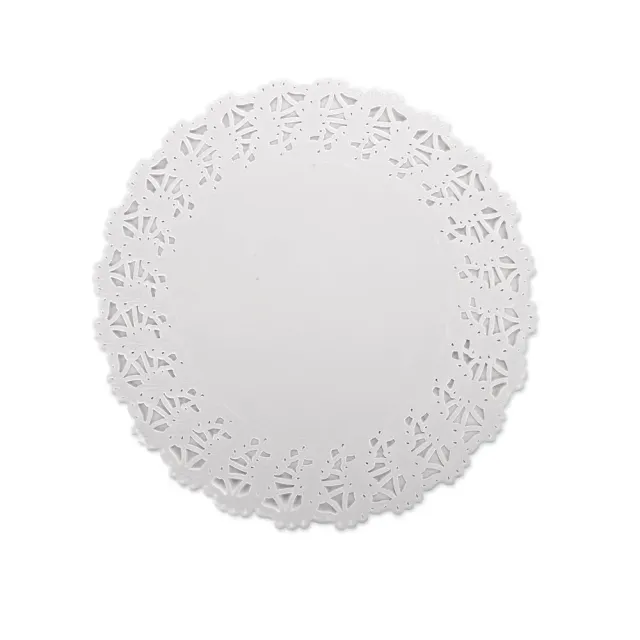 Hygostar Tortenspitzen rund Ø 13 cm hochweiß 2000 Stück Papier