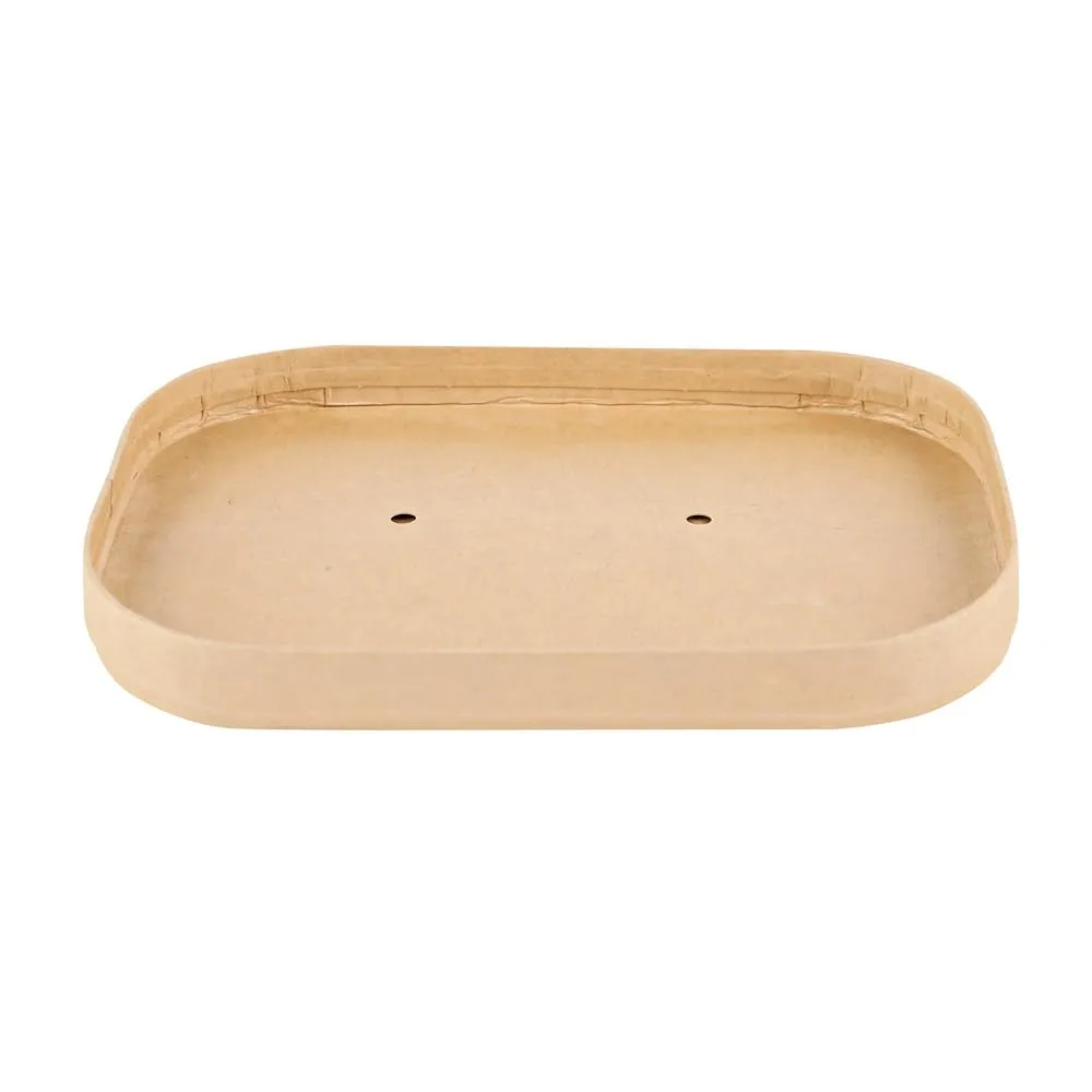 NatureStar Deckel Takeaway Kraftpapierdeckel 300 Stück braun