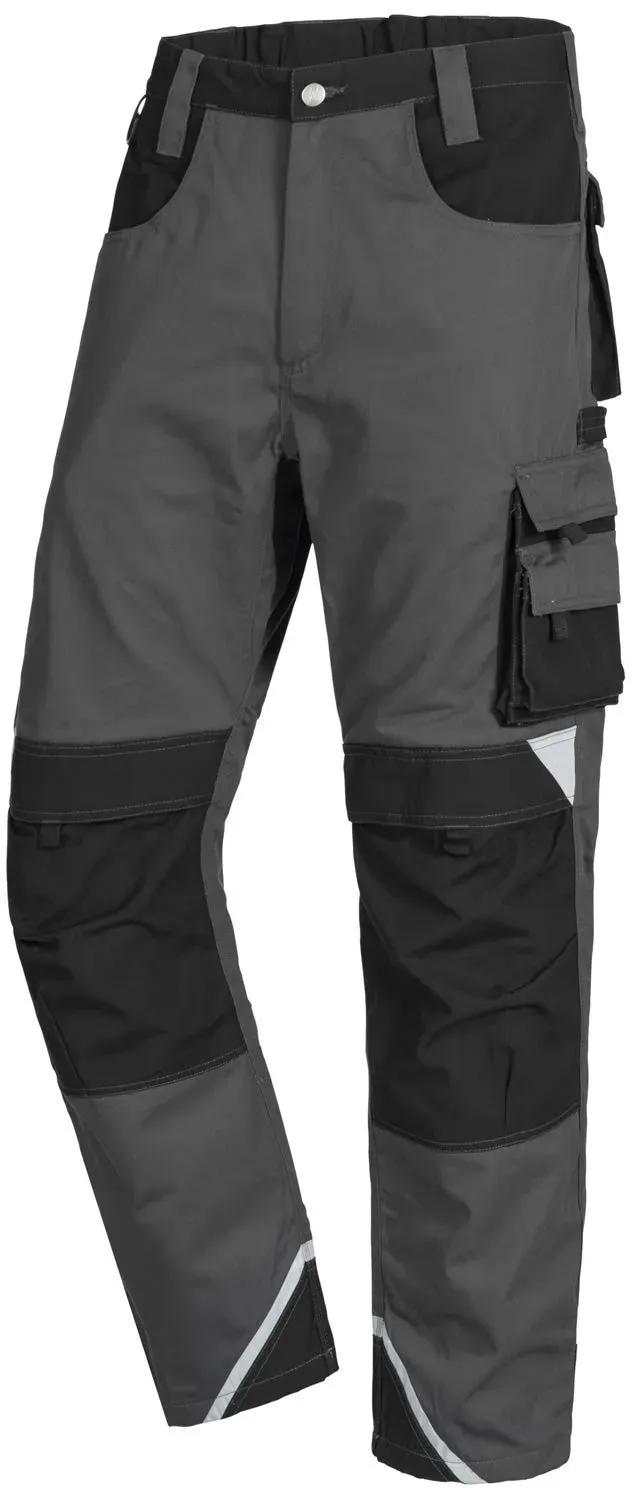 Nitras Motion Tex Plus Cargohose grau 52 Comfort-Fit robust