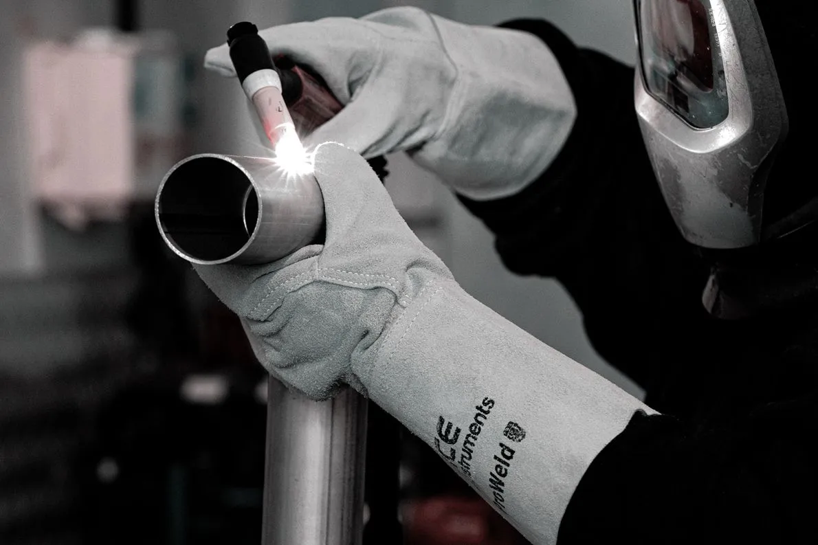 ACE ProWeld Schweißerhandschuhe L Rindleder